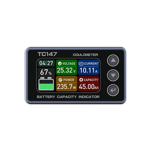 TC147彩屏库仑计电量显示器移动电源AGV照明设备铁锂电池库伦计
