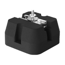 Air conditioning outdoor unit shock-absorbing pad noise reduction sound insulation bracket thickened rubber base silent shock-proof silencer pad foot pad bracket