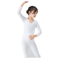 Childrens Developed White Dance Blade Girl Castle Show Meat Fall and Winter Strike Tops