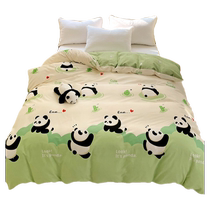 Pure cotton quilt cover single piece single quilt cover sheet single 150x200x230cm sheet summer cartoon boy