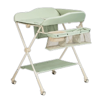 babycare diaper table baby care table movable home 1 piece multi-functional foldable storage rack
