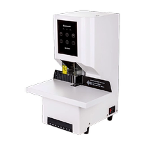 Qixin 50mm fully automatic financial voucher binding machine binding into books glue binding machine hot melt riveting tube accounting binding machine