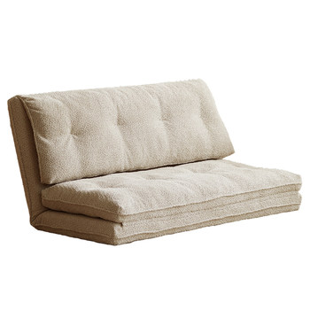 Widen double seat lazy sofa foldable for lying or sleeping