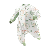 Sac de couchage du bébé Wilberu Printemps et automne argent Baby Bamboo Coton coton Cloth Legs Summer Anti-kick Quilt Childrens Four Seasons Thin