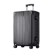 Suitcase Homme 20 pouces dembarquement Boîte à barre dembarquement roue universelle 24 pouces femme élève grande capacité mot de passe robuste voyage en cuir