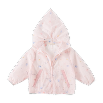 David Bellas new summer girls coats childrens clothing childrens skin clothing baby thin coats