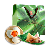 COFCO Youcai Ankang Dragon Boat Festival Zongzi Gift Box 1 28kg*1 boîte de viande de châtaigne boulettes de riz sucré et autres œufs de canard salés cadeau achat groupé