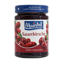 Confiture de cerises Maintal 340g340g×1 bouteille importée dAllemagne