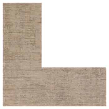 Kitchen floor mat 2025 new anti-slip and oil-proof special foot mat diatom mud wipeable no-wash l-shaped absorbent carpet
