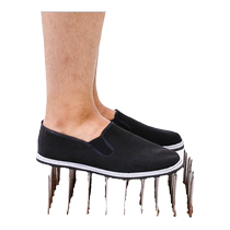 Cloth Shoes Men And Women Shoes Single Shoes Non-slip Wear Resistant Light Soft Bottom Casual Satire Fabric Shoes Worku Pau Black Cloth Shoes