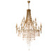 American style villa duplex floor living room crystal chandelier