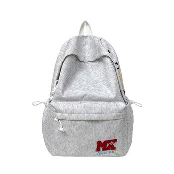 American style embroidered letter high school college student backpack