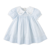 David Bella childrens dress 2024 summer new style girls princess dress baby girl striped skirt childrens clothing