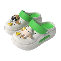 SEVE childrens sandals clogs boys summer outerwear womens non-slip toe slippers cartoon briquettes 2024 new style