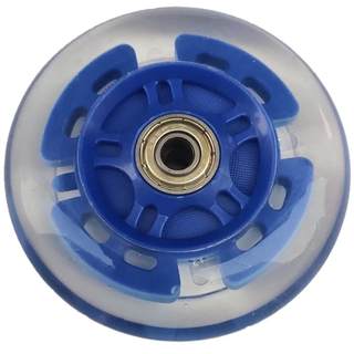 蛙式滑板车速滑轮滑溜冰鞋扭扭车摇摆车闪光发光PU轮子静音100mm