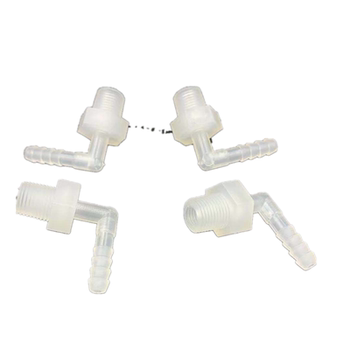 Metric plastic right angle screw elbow