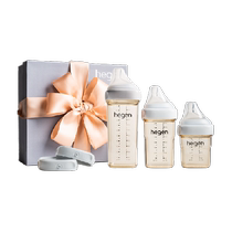 Singapore hegen newborn baby bottle PPSU imitation breast milk real feeling anti-choking and anti-flatulence wide diameter easy to clean