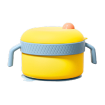 Royal Pet Baby Food Bowl Baby Special Water Insulated Bowl Constant Temperature Stainless Steel Suction Cup Young Childrens Eating Tableware