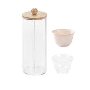 Rice husk disposable tea cup portable tea set high temperature resistance