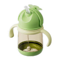 Yings childrens water cup baby learning drinking cup 6 months and above baby duckbill cup anti-fall straw cup anti-choking kettle