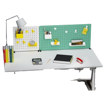 Desk hole board storage rack that can clip hardware accessories Dyson display rack metal punch-free bedroom desktop storage