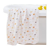 Total Âge du coton Bébé Bébé Towels Enfants nouvellement nés 6 Étages Gauze de bain Villes de bain Baby Pure Cotton Scarves Wrap printemps Été