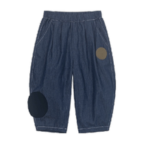 Maradin childrens clothing childrens pants 2024 autumn new style girls and children fun polka dot print denim trousers