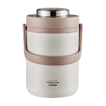 Cui Dahuang Insulated Pot Insulated Lunch Box 304 Stainless Steel Office Worker Long-lasting Insulated Bucket Take-away Portable Lunch Box