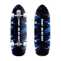 Sway land surfboard childrens skateboard beginner professional board S5 spring bridge street riding free pedal fish board