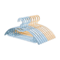 Meliya round shoulder non-slip clothes hangers 4 thickened clothes hangers for home hanging clothes without bulging clothes drying rack