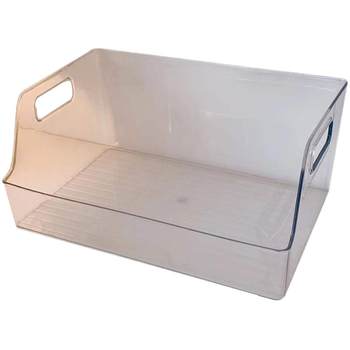 Thickened acrylic book stand transparent book storage box