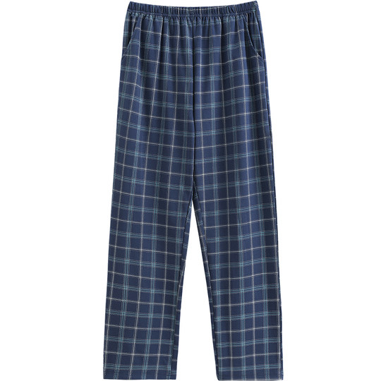 Fenten Men's Spring and Autumn Pure Cotton Home Trousers