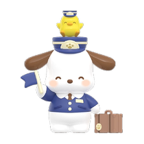 TOPTOY Sanrio Pacha Dog Retro Time Train Series Blind Box Figure Trendy Pacha Dog Blind Box Ornament