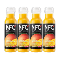 农夫山泉100%NFC芒果混合汁（冷藏型）300ml*4瓶