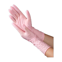 Temeiju Food Grade Nitrile Gloves Extra Long Thickened Non-Disposable Gloves 50 Boxed Kitchen Housework Cleaning