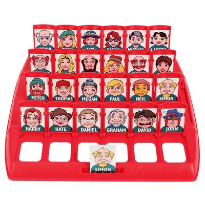 Guess who I am board game children's puzzle parent-child interactive thinking logic training toy double battle card