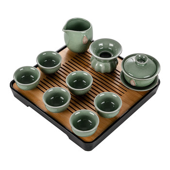 Kung Fu tea set ຖາດຊາສະແຕນເລດ tray ຊາໃນຄົວເຮືອນຂະຫນາດນ້ອຍຕາຕະລາງຊາ tray ງ່າຍດາຍຂະຫນາດນ້ອຍພາສາຍີ່ປຸ່ນປະເພດການເກັບຮັກສານ້ໍາ