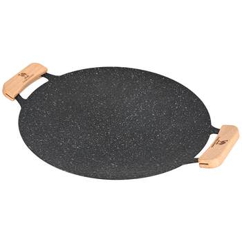 Outdoor two-ear grill pan for camping and picnic cameljeans