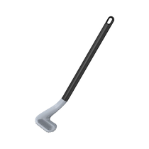 Silicone toilet brush golf soft rubber long handle toilet gap cleaning brush self-opening and leak-proof base