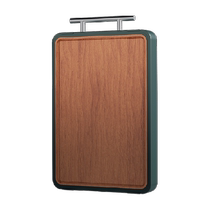 Royalstar cutting board ebony antibacterial and mildew-proof household stainless steel cutting board solid wood sticky board cutting board double-sided chopping board