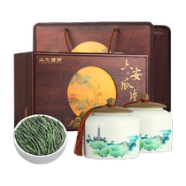 Shanshui West Lake Tea Green Tea Special Grade Luan Melon Piece Gift Box 150g 2024 Mingqian New Tea Fathers Day Gift