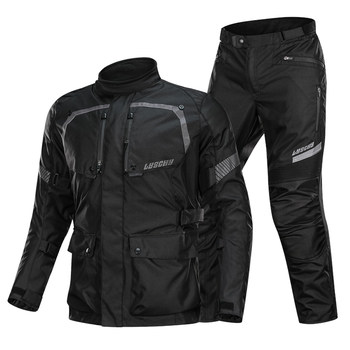 Thunder wings motorcycle riding suit men's winter warm and waterproof motorcyclist rally suit four seasons large size