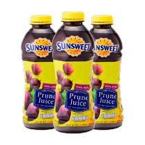 Sunshine sunsweet prune juice 946ml*3 bottles imported from the United States pure fruit and vegetable juice drinks for children and pregnant women