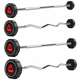 Fixed barbell rubber-coated, odorless, dedicated professional all-in-one