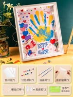 Отпечаток рук, фоторамка, набор материалов, салфетки, «сделай сам», не оставляет следов, 2 шт