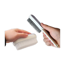 Edo laundry brush soft-bristle household shoe cleaning brush 2-piece set does not damage clothes and shoes cleaning brush multi-functional shoe brush set brush