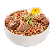 Pastoral whole-wheat buckwheat instant noodles 60g*30 bags full box low-sodium whole grain meal replacement noodles no-cook instant noodles