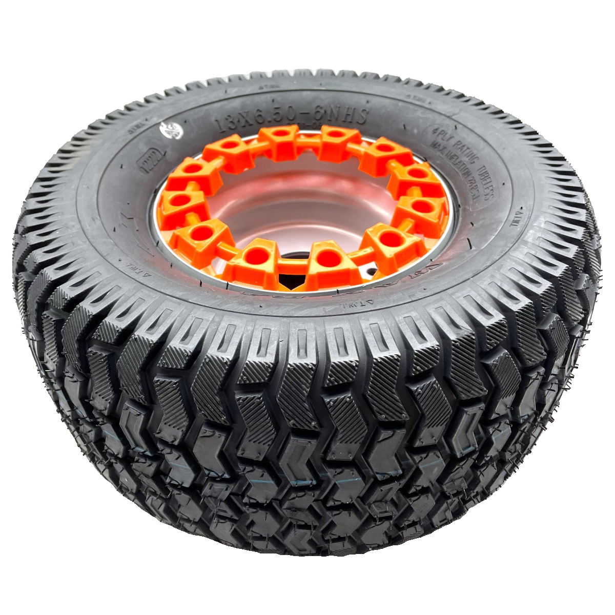ชุดอุปกรณ์เสริม DIY รถจักรยานไฟฟ้าสี่ล้อ Kart Atv ยางสนามหญ้าขนาด 13X 6.5-6 นิ้ว ฝาครอบตกแต่งดุมล้อ