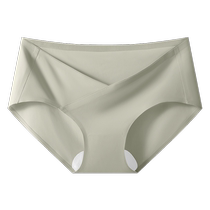 Underwear for pregnant women summer thin section special for early middle and late pregnancy large size ice silk traceless pure cotton antibacterial crotch