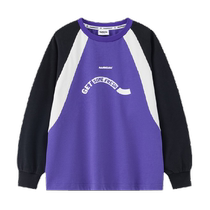 T-shirt cartoonist 24 spring and autumn new trendy childrens clothing double yarn brushed cotton jersey exploration sweatshirt boys and girls